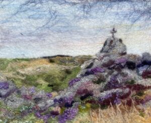 Sarah Roche: Summer Heather at Rylstone Cross