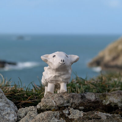 Mini Sheep - small ceramic figurine