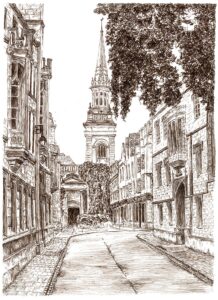 Thomas Shepherd: Turl Street, Oxford