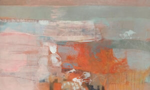 Jane Strother OAS: Strand, Goring By Sea, oil on canvas