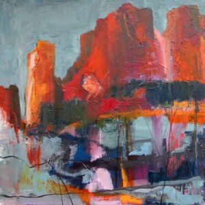 Antonia Glynne Jones OAS: Rock Formations II, Utah 70 x 70 cms £900