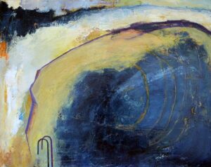 Antonia Glynne Jones OAS: Sea Pool VI, with Ripples 60 x 76 cms £1100